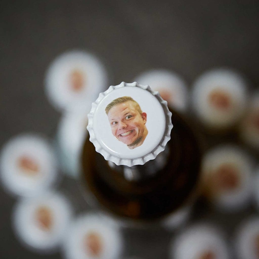 Kronkorken Fotodruck